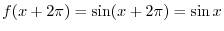 $f(-x) = \sin(-x) = -\sin{x} = -f(x)$