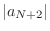 $\displaystyle \vert a_{N+2}\vert$