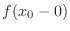 $f(x_{0}-0)$