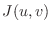 $J(u,v)$