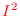 $\textcolor{red}{I^2}$