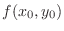 $f(x_0,y_0)$