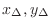 $x_{\Delta},y_{\Delta}$