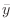 $\bar{y}$