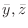 $\bar y, \bar z$