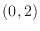 $(0,2)$