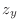 $\displaystyle z_y$