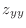 $\displaystyle z_{yy}$