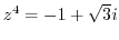 $z^4 = -1 + \sqrt{3}i$