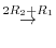 $\displaystyle \stackrel{2 R_{2} + R_{1}}{\rightarrow }$