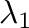 $\lambda_{1}$