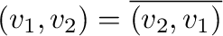 $({\bf v}_{1},{\bf v}_{2}) = \overline{({\bf v}_{2},{\bf v}_{1})}$