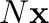 $N{\mathbf x}$