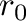 ${\bf r}_{0}$