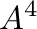 $\displaystyle A^4$