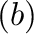 $(b)$