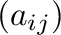 $(a_{ij})$