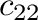 $\displaystyle c_{22}$