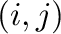 $(i, j)$