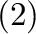 $(2)$