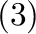 $(3)$