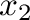 $\displaystyle x_{2}$