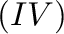 $(IV)$