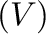 $(V)$