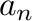 ${\bf a}_{n}$
