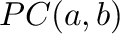 $PC(a,b)$