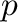${\bf p}$