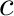${\bf c}$