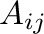 $A_{ij}$