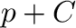 ${\bf p}+{\bf C}$