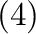 $(4)$