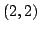 $ (2,2)$