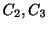 $ C_{2}, C_{3}$