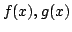 $ f(x),g(x)$
