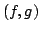 $ (f,g)$