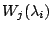 $\displaystyle W_{j}(\lambda_{i})$