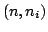 $ (n,n_{i})$