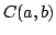 $ C(a, b)$