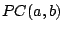 $ PC(a,b)$