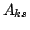 $ A_{ks}$