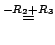 $\displaystyle \stackrel{-R_{2}+R_{3}}{=}$