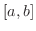 $[a,b]$