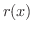 $r(x)$