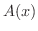 $A(x)$