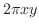 $2 \pi x y$