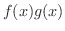 $\displaystyle f(x)g(x)$
